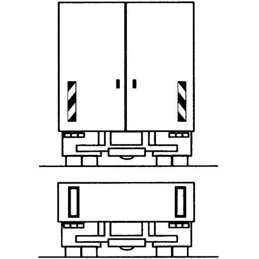 Plaques de signalisation pour camions ECE 70-01